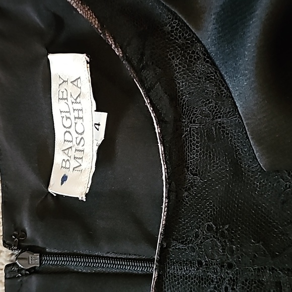 Vintage Silk Badgley Mischka Dress - Picture 6 of 16